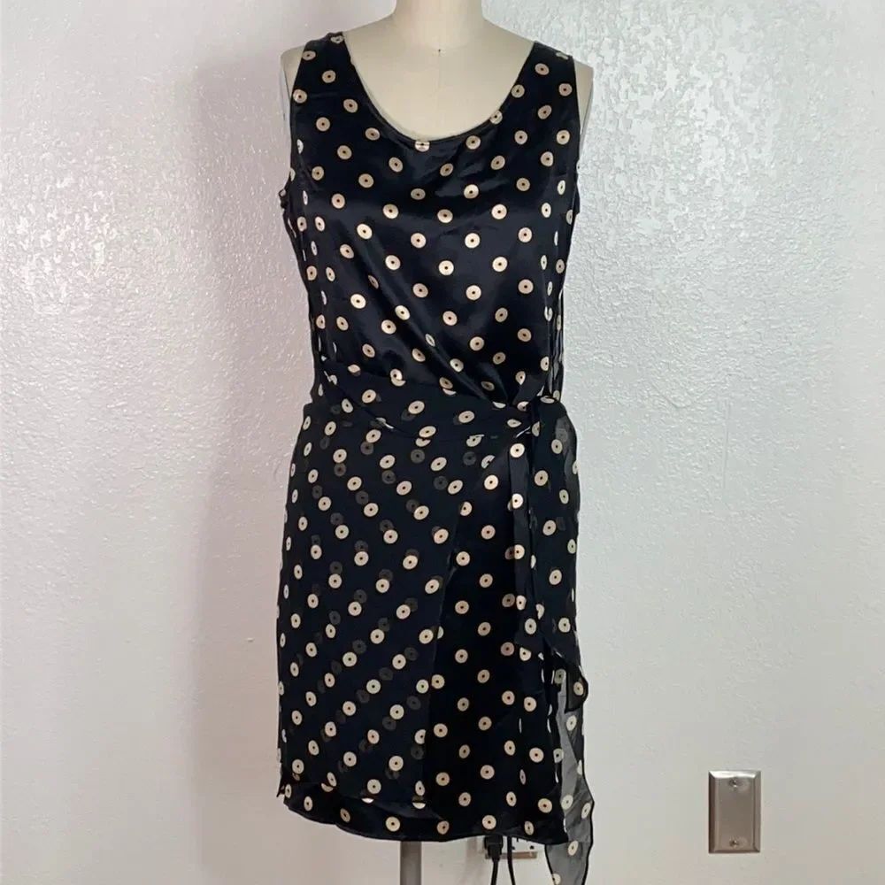 Vintage Flora Kung silk wrap dress 8